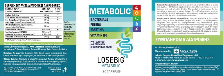 losebig metabolic etiketa