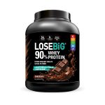 LOSEBiG 90% WHEY PROTEIN - 54 g Πρωτεΐνης, 0 g Υδατάνθρακες ανά Δόση - Hydro Organic Isolate με Anticarb & Bacterial Lysate - 2 kg