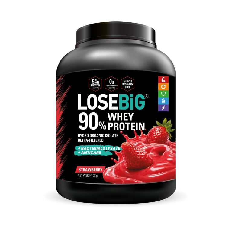 losebig whey protein 90 strawberry
